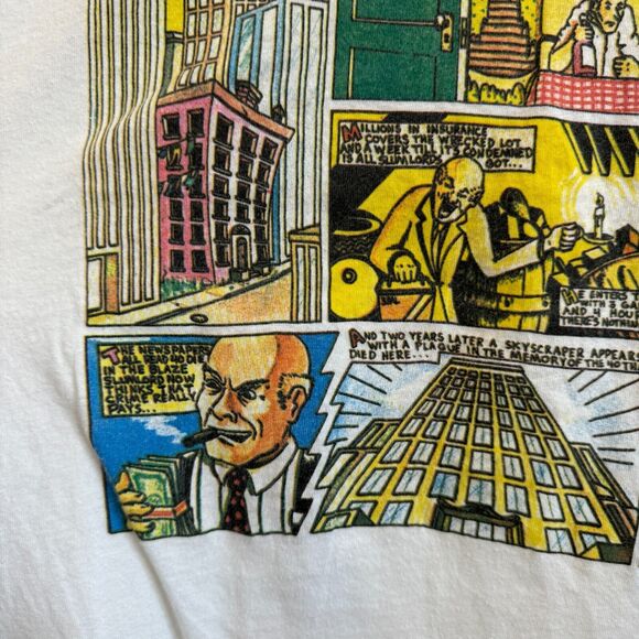 Vintage Dirty Rotten Imbeciles DRI 4 Of A Kind Tour 1988 Slumlord Punk T-Shirt L - Picture 3 of 12